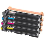 Brother TN-230 Toner Set Svart/Cyan/Magenta/Gul (6400 sidor). Ersätter TN-230BK, TN-230C, TN-230M, TN-230Y. Kompatibla tonerkassetter (ej Brother original).