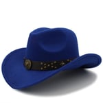 Miesten Villa Chapeu Länsi Cowboy Hattu Talvi Syksy Gentleman Jazz Cowgirl Sombrero Hombre Steampunk Lippalakki Koko 56 58cm