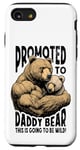 Coque pour iPhone SE (2020) / 7 / 8 Promu To Daddy Wild Grizzly Bear Baby New Dad Father