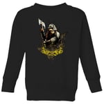 The Lord Of The Rings Gimli Kids' Sweatshirt - Black - 5-6 ans - Noir