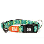 Max & ‿Molly Vintage Smart Id Collier pour Chien en néoprène sans Odeur Inscription Smart ID Tag - Programme de Protection pour Animaux de Compagnie - Taille M