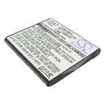 Batteri til Casio kamera Exilim EX-EX-S200BK - 630mAh