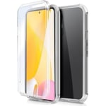 Cool 3D Silicone Protective Case for Xiaomi 12 Lite (Transparent Front + Back)