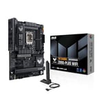 ASUS TUF GAMING Z890-PLUS WIFI Intel ATX motherboard, 16+1+2+1(80A) power stages, DDR5, PCIe 5.0 w/full support for next-gen GPUs,1xUSB4, front USB 20Gbps, 4 x M.2 slots, Wi-Fi 7, Intel 2.5 Gb