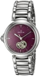 EDOX LaPassion Open Heart 85025-3M-ROIN Montre Mécanique Femme