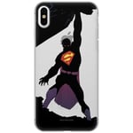 ERT GROUP mobile phone case for Iphone XS Max original and officially Licensed DC pattern Superman 008 optimally adapted to the shape of the mobile phone, partially transparent