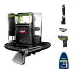 BISSELL UK 3928E SpotClean C5 Pet Portable Carpet Cleaner, Black,Cha Cha Lime