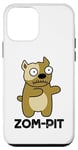 Coque pour iPhone 12 mini Zom Pit Funny Zombie Pitbull Jeu de mots