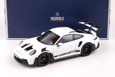 1:18 NOREV Porsche 911 (992) GT3 Rs Coupé 2022 Blanc 187361