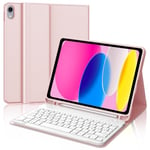 WINCHKING Clavier pour iPad 10 ème - Coque Clavier iPad 10eme Generation, AZERTY