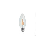 Glödlampa flicker flame E27 3W