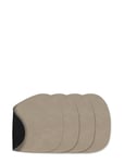 LIND DNA 4-Set Glass Mat Curve Double Beige