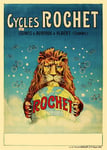 PUB CYCLES ROCHET Rcsw - POSTER HQ 70x90cm d'une AFFICHE VINTAGE