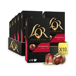 L'OR Espresso Splendente Intensity 7 - Nespresso* Compatible Coffee Capsules (Pack of 10, 100 Capsules in Total)