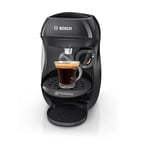 Bosch Electroménager TAS102E, Machine à café multi-boissons Tassimo Happy friendly, plus de 70 boissons chaudes, OneTouch, cafétière à dosettes, Intellibrew, noir