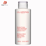 Clarins Moisture Rich Body Lotion with Shea Butter for Dry Skin 400ml