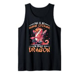 Dragon This Is My Human Costume I'm Really A Dragon Tank Top