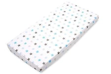 Peek-A-Boo Chicco Next2Me Crib Fitted Sheets, 3 Pcs Set 83x50cm, 2x Sheets   1x