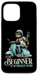 Coque pour iPhone 13 Pro Max Trottinette Frog Novice Rider E-Scooter Cyclomoteur Grenouille