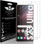 2x TECHGEAR (TPU) FULL COVERAGE Screen Protector for Samsung S23 Ultra 5G