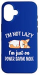 Coque pour iPhone 16 Funny Kawaii Power Saving Pembroke Welsh Corgi Dog Lover