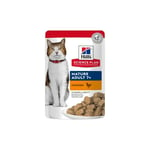 HILL S Science Plan Mature Adult 7+ Cat Food with Chicken 12 Pouches of 85 g