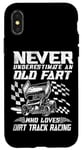 iPhone X/XS Dirt Track Racing Race Dad Sprint Car Vintage Case