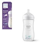 Philips Avent Biberon Natural Response 330 ml à débit 4 (3 mois et plus), SCY906/11