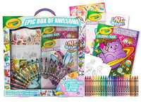 CRAYOLA - Super Kit des Merveilles, Lit de Dessin Portable avec Poignée, Activité Créative et Cadeau pour Enfants, à partir de 3 ans