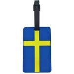 Bagagelapp / Tag till Bagage - Sverige Flagga - Till Resväska Blue 2-Pack