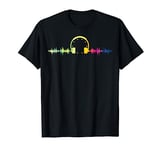 Heartbeat Headphones Music Sound Music Song Remix Speaker Dj T-Shirt