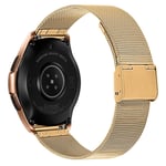 Samsung Galaxy Watch Active milanese klockarmband i rostfritt stål - Guld