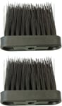 Lot De 2 Balais De Rechange Pour Serviteur De Cheminée, Brosse De Cheminée, Brosse De Cheminée, Brosse, Tête De Brosse De Cheminée, Kit D'Outils Pour Le Nettoyage De La Maison Et De La Cheminée (2,