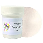 COLOUR SPLASH Pearl Food Colouring Dusts, Lustre Dust for A Pearlescent Finish to Cake Surfaces Or Decorations, Create A Rainbow Cake Kit with an Assortment of Glistening Colours - Snowflakes 5g