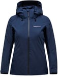 Peak Performance Anima Jacket Women Blå L - Fri frakt