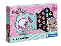 Clementoni- LOL L.O.L. -Glam Make Up-Trousse Fille, Coffret avec Maquillage Lavable, Set cosmétique pour Enfants 6 Ans, 18723, Multicolore