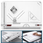 Planche à Dessin A3 Professionnelle, Planche à Dessin Métrique Inclinable Portable Table à Dessin pour