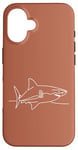 Coque pour iPhone 16 Global Oceans Protection écosystème marin Grand requin blanc