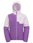 Jack Wolfskin Turbulence Hooded JKT K Veste Softshell, Sea Rose, 116 Unisex Kinder