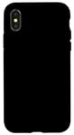 Coque pour iPhone X/XS Basic cover, ultra safe, deep black