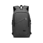 Kono Sac à Dos Ordinateur Portable, Sac a Dos Homme Sac à Dos de Voyage Sac a Dos Imperméable Antivol 15.6 Pouces avec USB Charging Port Sac a Dos PC Portable pour Voyage Collège Loisir d'affaires