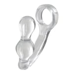 Plug anal Stimulateur prostate Anneau pénis Cockring clear - Toy Joy