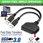 Usb 3.0 To Sata 2.5? External Hard Disk Drive Adapter Reader For Ssd Hdd Cable