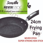 Scoville Neverstick 24cm Frying Pan Non-Stick Small Frying Pan Soft Touch Handle