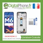 ECRAN ORIGINE RECONDITIONNE XIAOMI REDMI 13/POCO M6 AVEC CHASSIS + OUTILS -TVA-