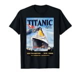 Titanic 1912 Poster - World's Largest Liner T-Shirt