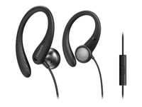 Philips TAA1105BK - Écouteurs avec micro - embout auriculaire - montage sur l'oreille - filaire - jack 3,5mm - noir