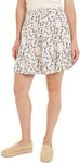 Tommy Hilfiger Women's Small Ribbon Short Skirt Small Ribbon Print/Ecru 40