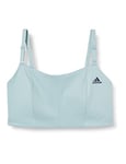 Adidas HF5069 YO STO LS BR PS Sports Bra Women's Magic Grey 2X