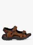 Josef Seibel Bart 04 Leather Strappy Footbed Sandals, Camel